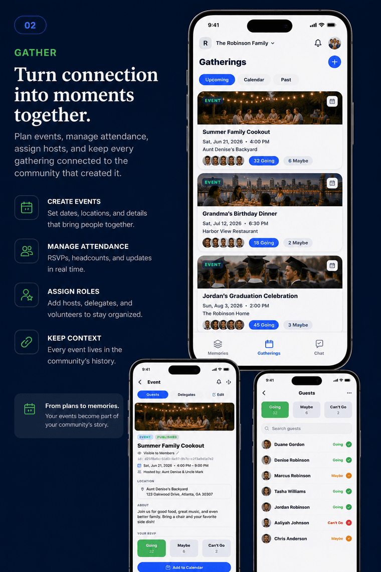 Events in Gather